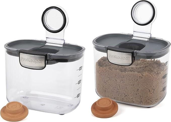 Progressive International ProKeeper+ Clear Plastic Airtight Food Baker's Kitchen Storage Organiza... | Amazon (US)