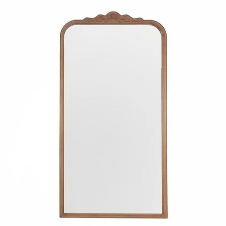 My Texas House Ornate Floral Carved Wood Framed Mirror 40x79 | Walmart (US)