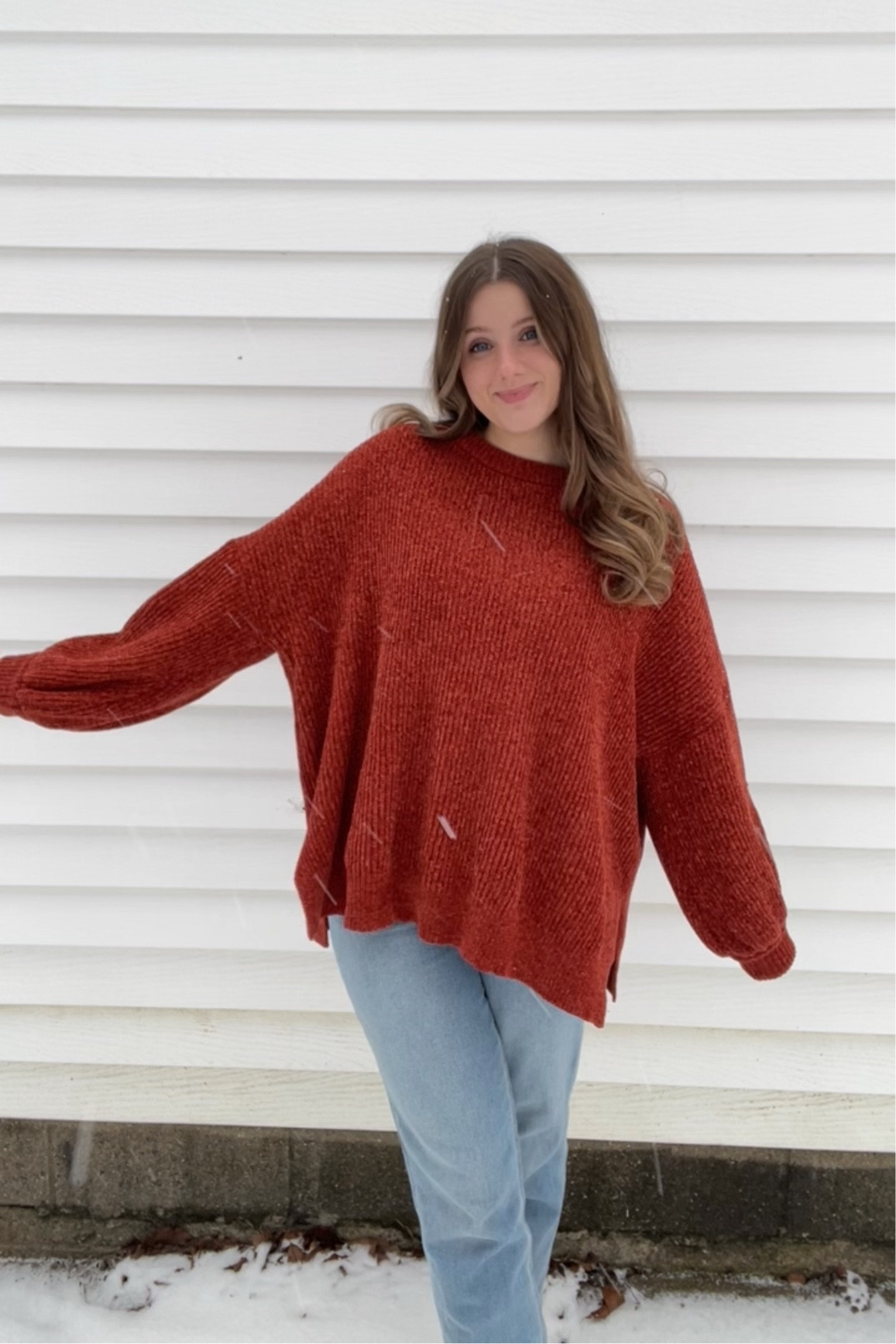 Oversized Cozy Sweater! SO thick & plush. 

Code KAYLYNM25 for 25% off! 

#LTKSeasonal #LTKHoliday