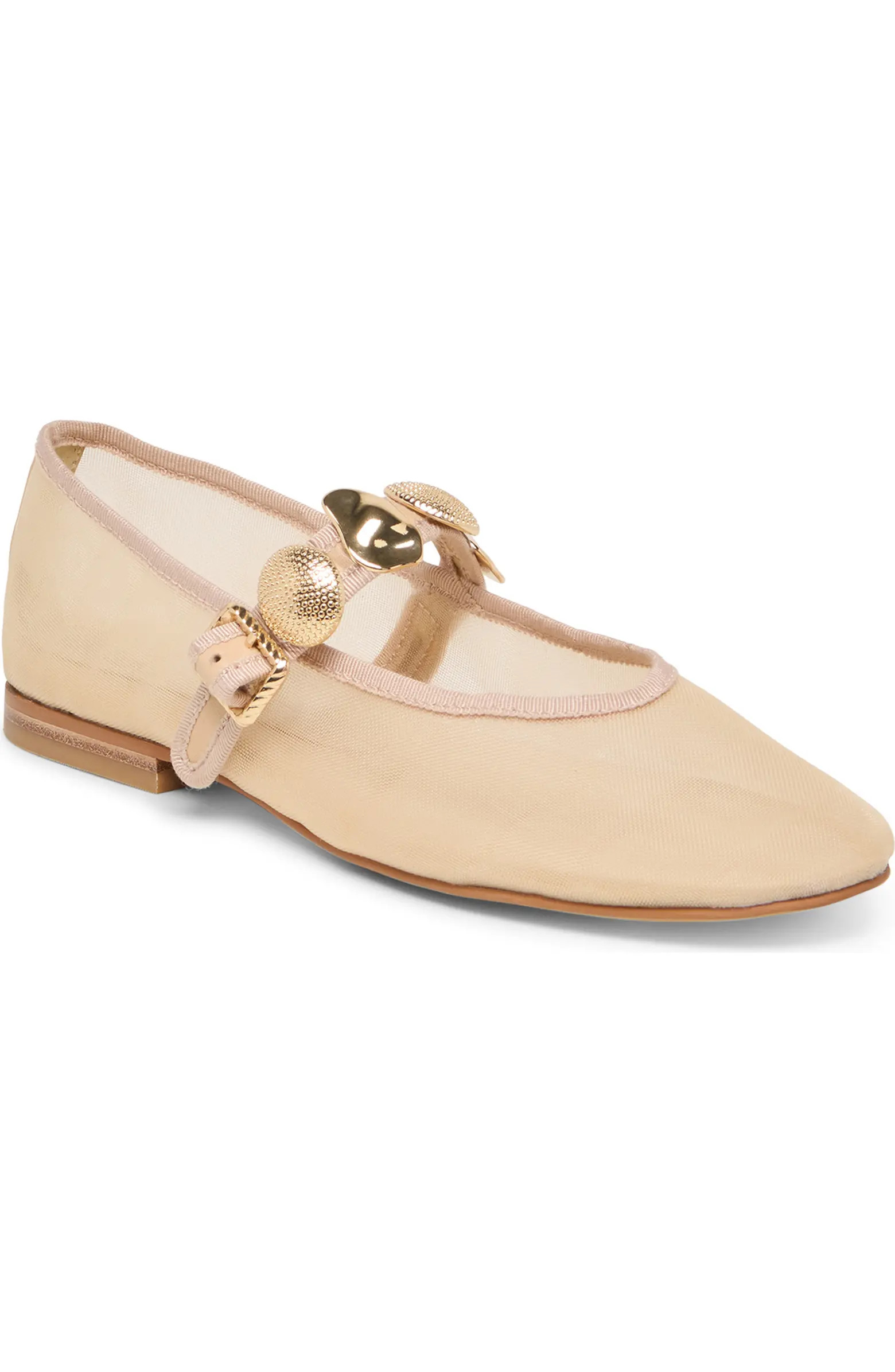 Relan Mesh Mary Jane Flat (Women) | Nordstrom