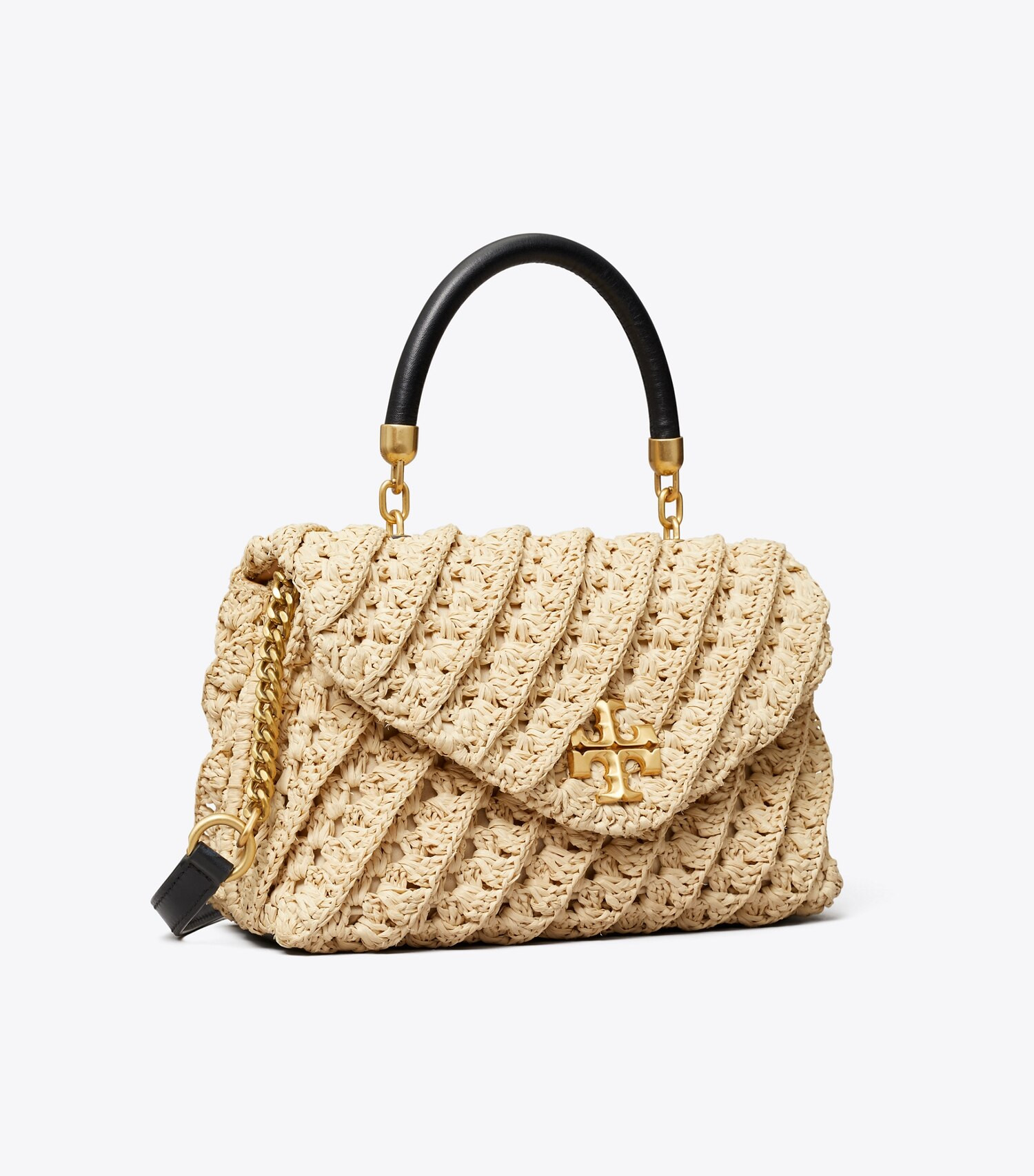 Kira Raffia Small Top-Handle Satchel: Women's Designer Satchels | Tory Burch | Tory Burch (US)