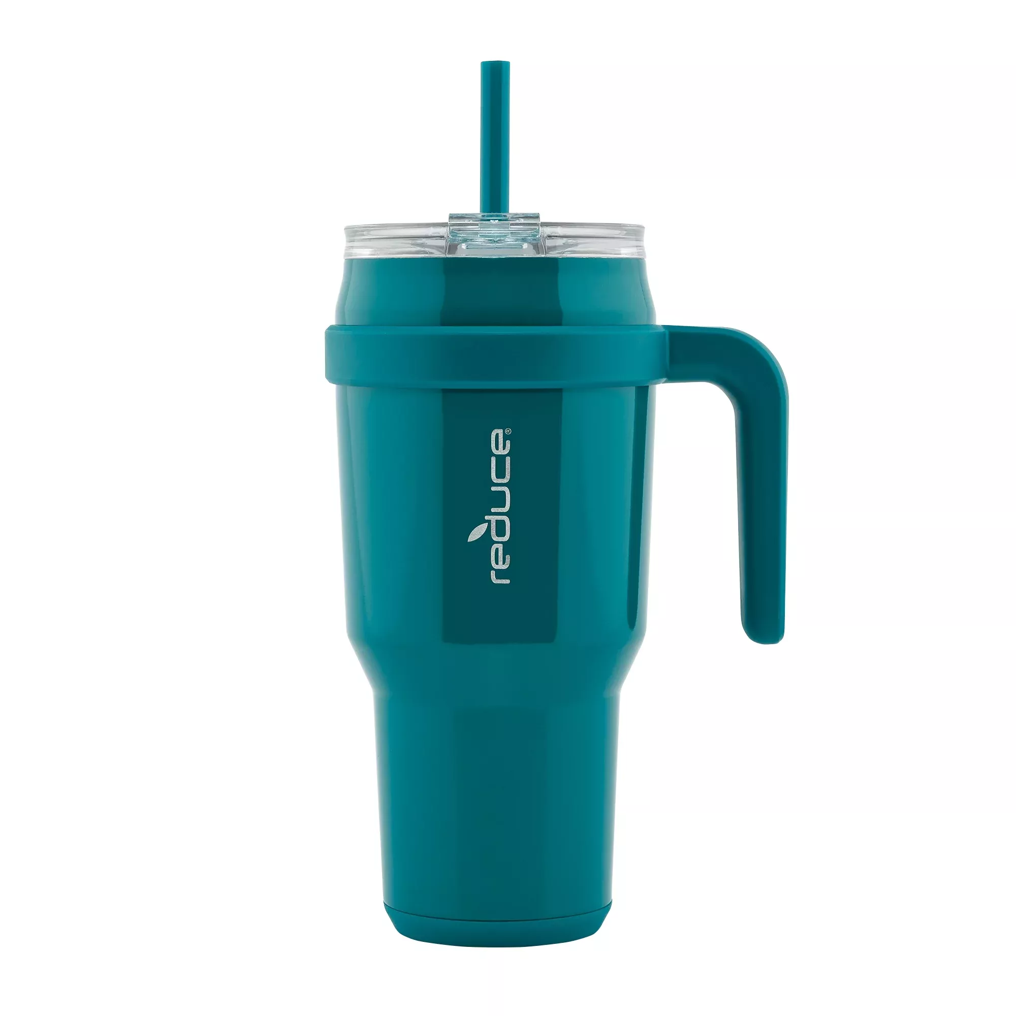 Reduce Vacuum Insulated Stainless Steel Cold1 Tumbler Mug with 3 Way Lid Straw & Handle - Peony Opaque - 24 fl oz