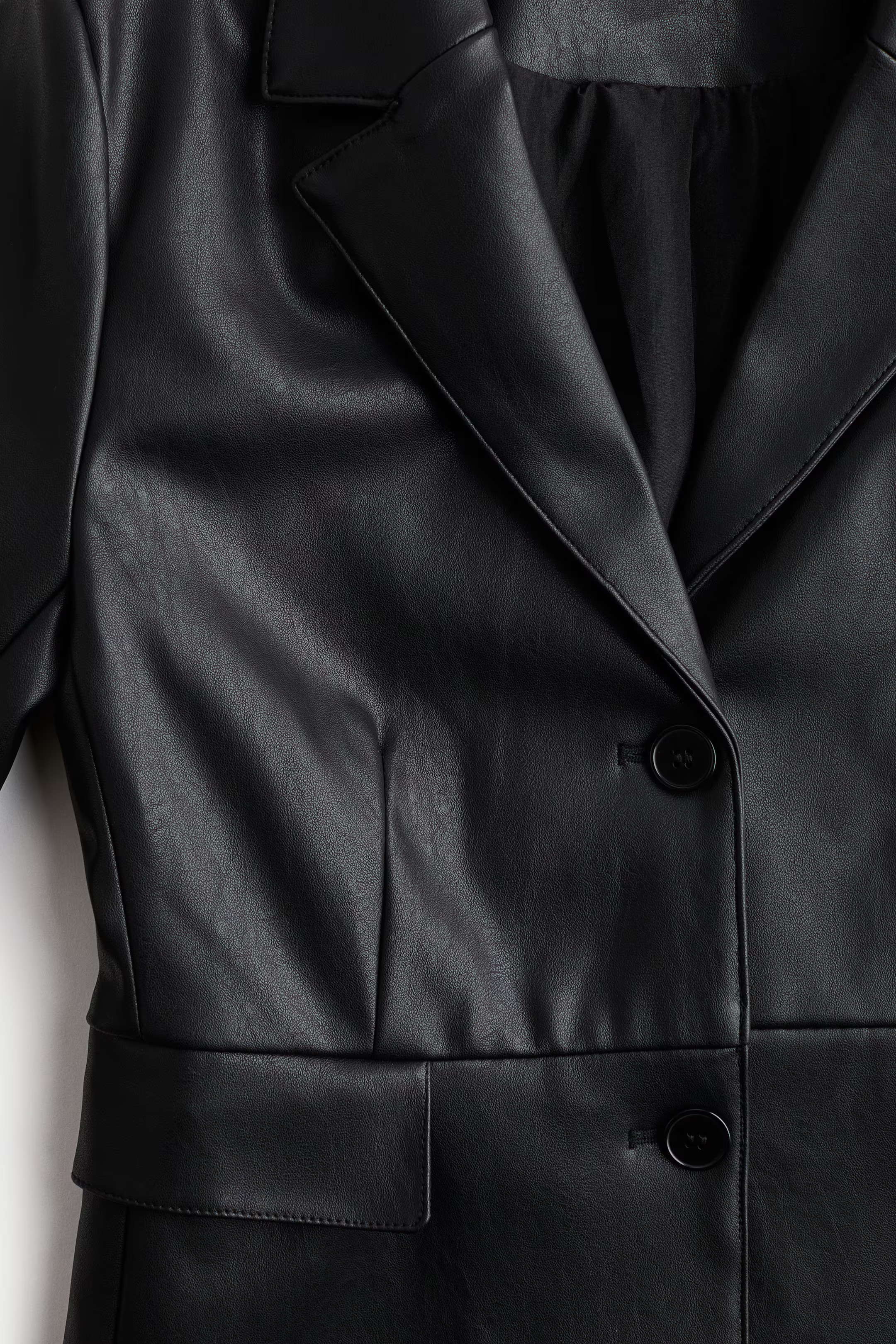 Coated Single-Breasted Coat | H&M (US + CA)