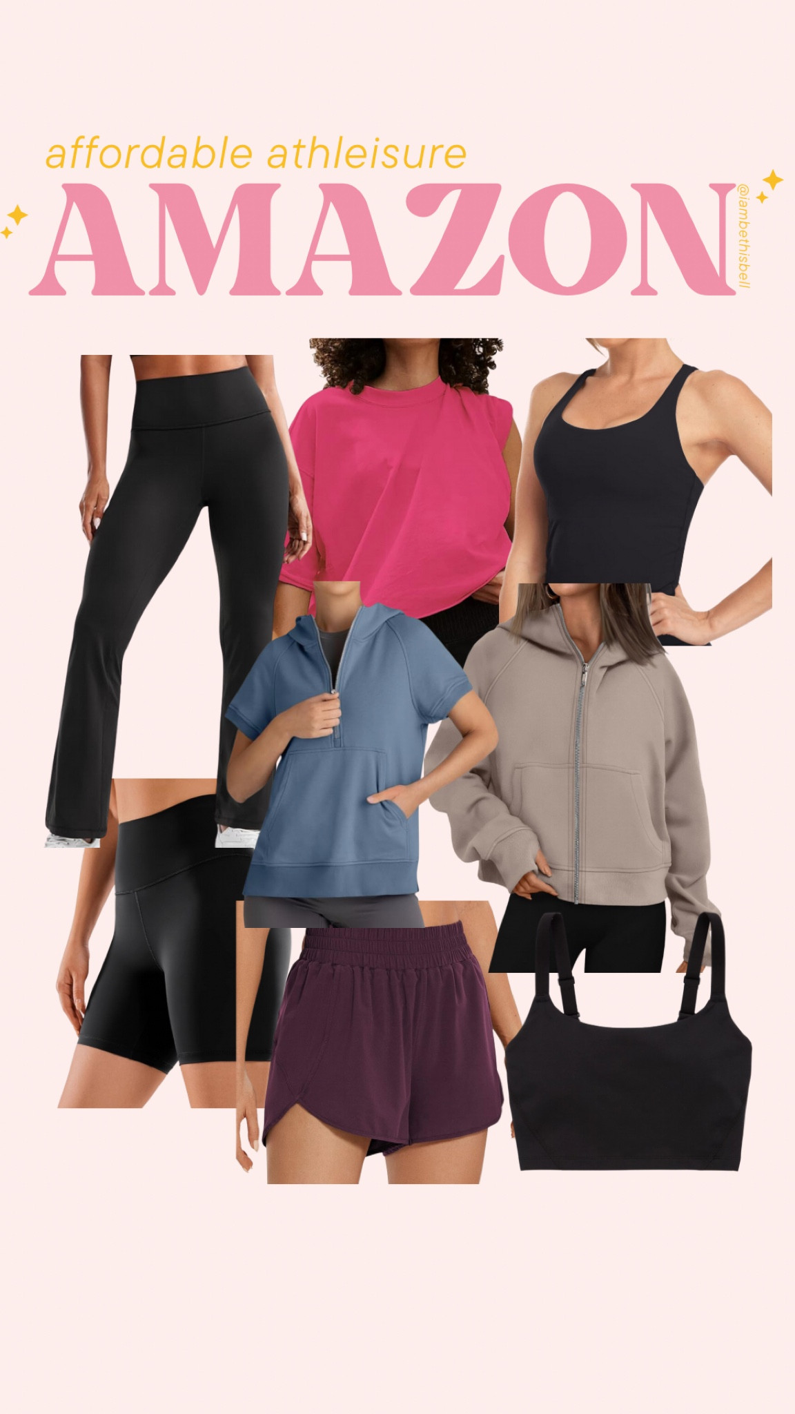 Some of my favorite Amazon athleisure pieces! 