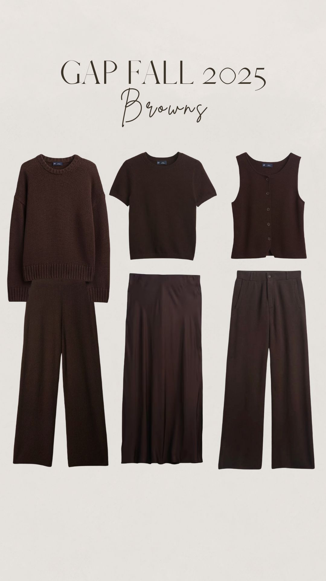 GAP Fall 2025 - browns 

 