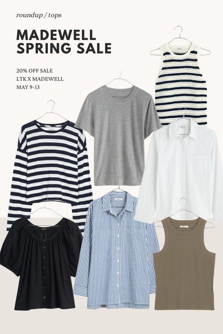 The best tops from the Madewell sale! Get 20% off with code LTK20 through May 13.

#LTKxMadewell #LTKSaleAlert #LTKFindsUnder100
