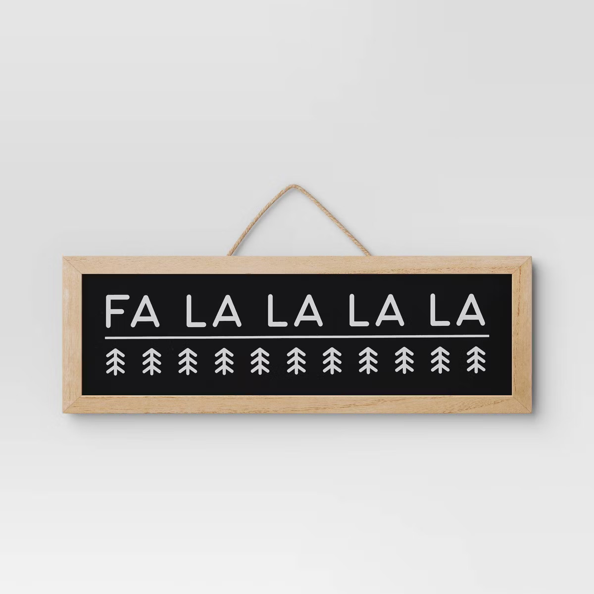 Wood 'Fa La La La' Wall Art - Wondershop™ | Target