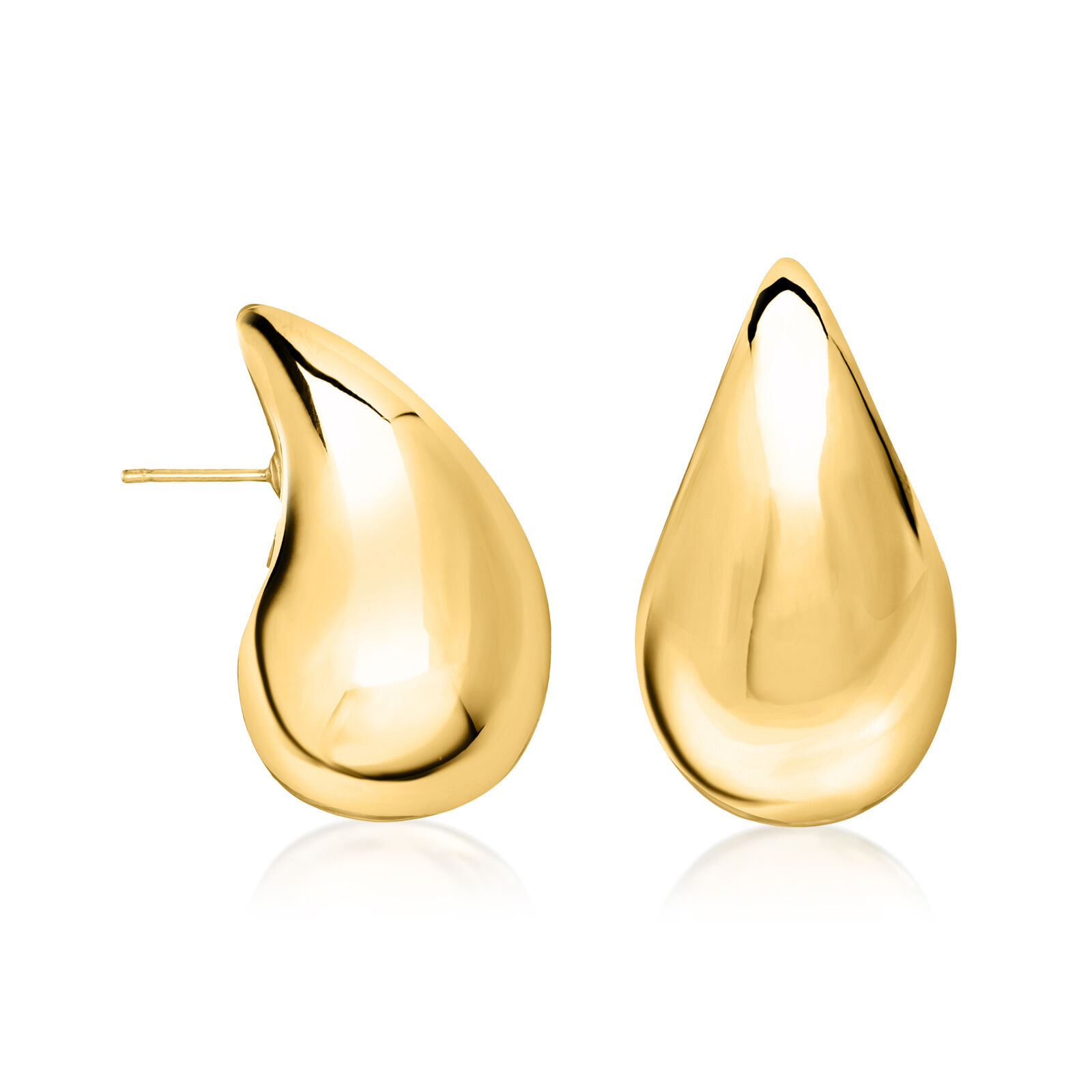14kt Yellow Gold Large Teardrop Earrings | Ross-Simons