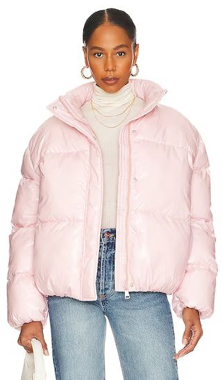Cierra Oversized Puffer in Light Pink | Revolve Clothing (Global)