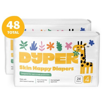 DYPER Skin Happy Diapers - Size 4 - 48ct | Target