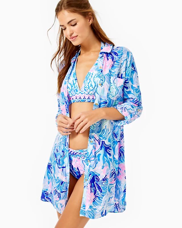 Natalie Shirtdress Cover-Up | Lilly Pulitzer