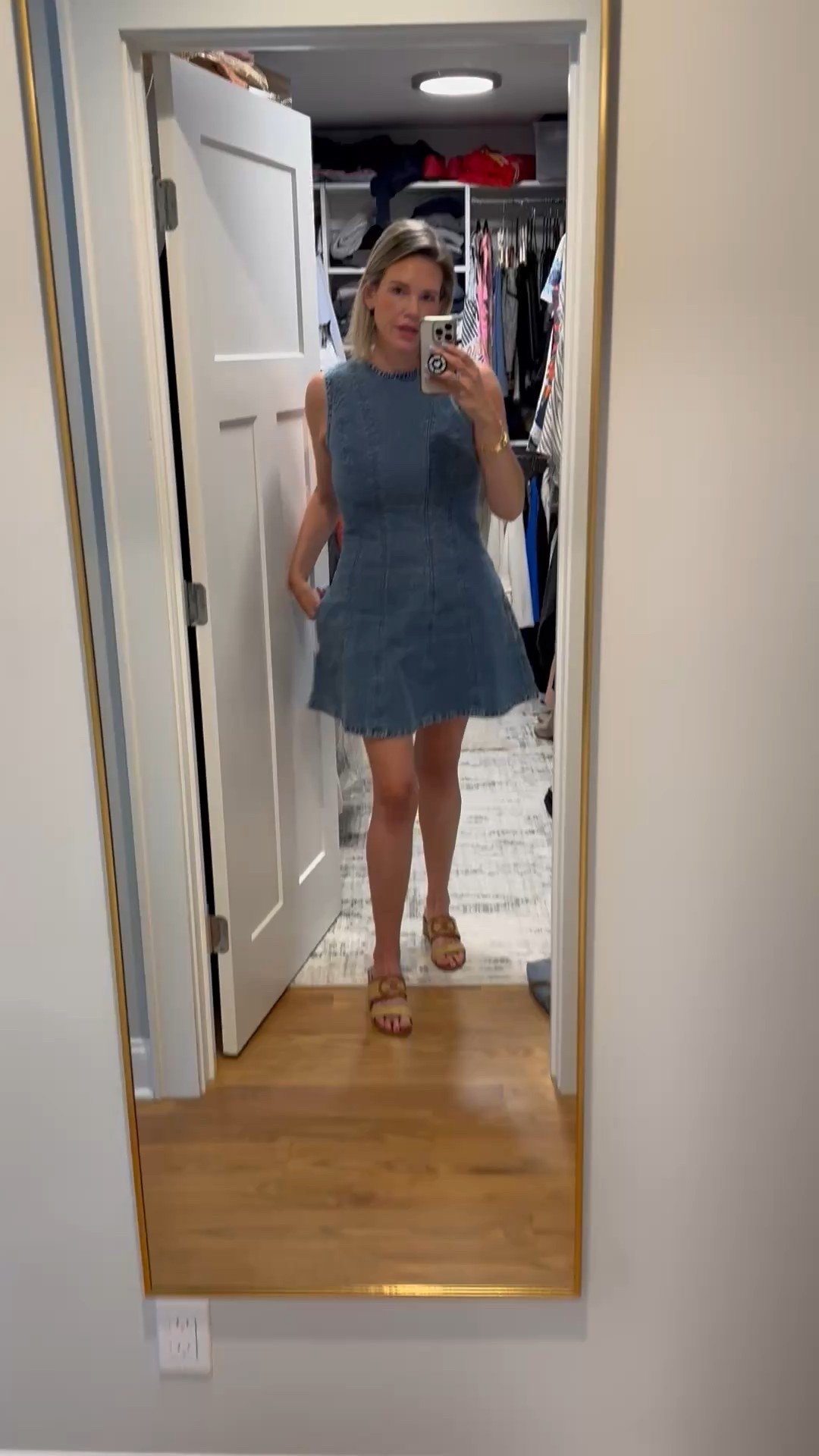 Who doesn’t love a packet! Perfect denim dress. I also have it in off white  

#LTKWorkwear #LTKFindsUnder100 #LTKMidsize