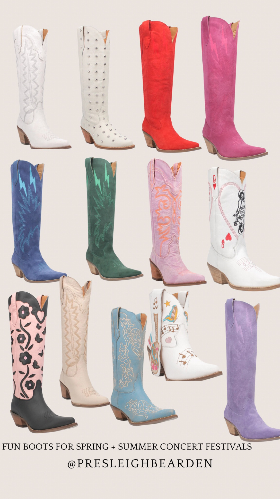 FUN BOOTS FOR SPRING!

#LTKFestival #LTKSeasonal #LTKshoecrush