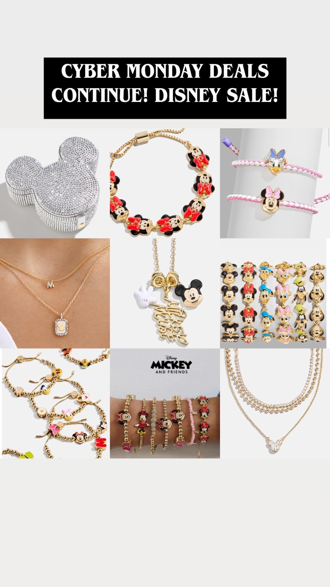 Cyber Monday Disney deal extended! Major deals on Disney jewelry! These pieces would make a great gift for any Disney lover or for anyone going to Disney soon!

#LTKSaleAlert #LTKTravel #LTKGiftGuide