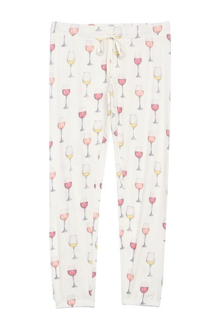 PJ SALVAGE | Evening Forever Wine Glass Print Lounge Pants | Nordstrom Rack | Nordstrom Rack