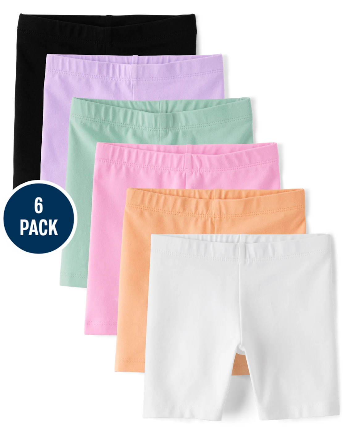 Toddler Girls Bike Shorts 6-Pack - pink | The Children's Place