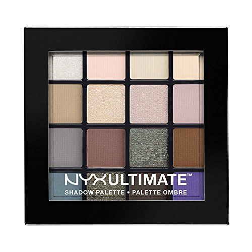 NYX PROFESSIONAL MAKEUP Ultimate Shadow Palette, Eyeshadow Palette, Cool Neutrals (1 Count) | Amazon (US)