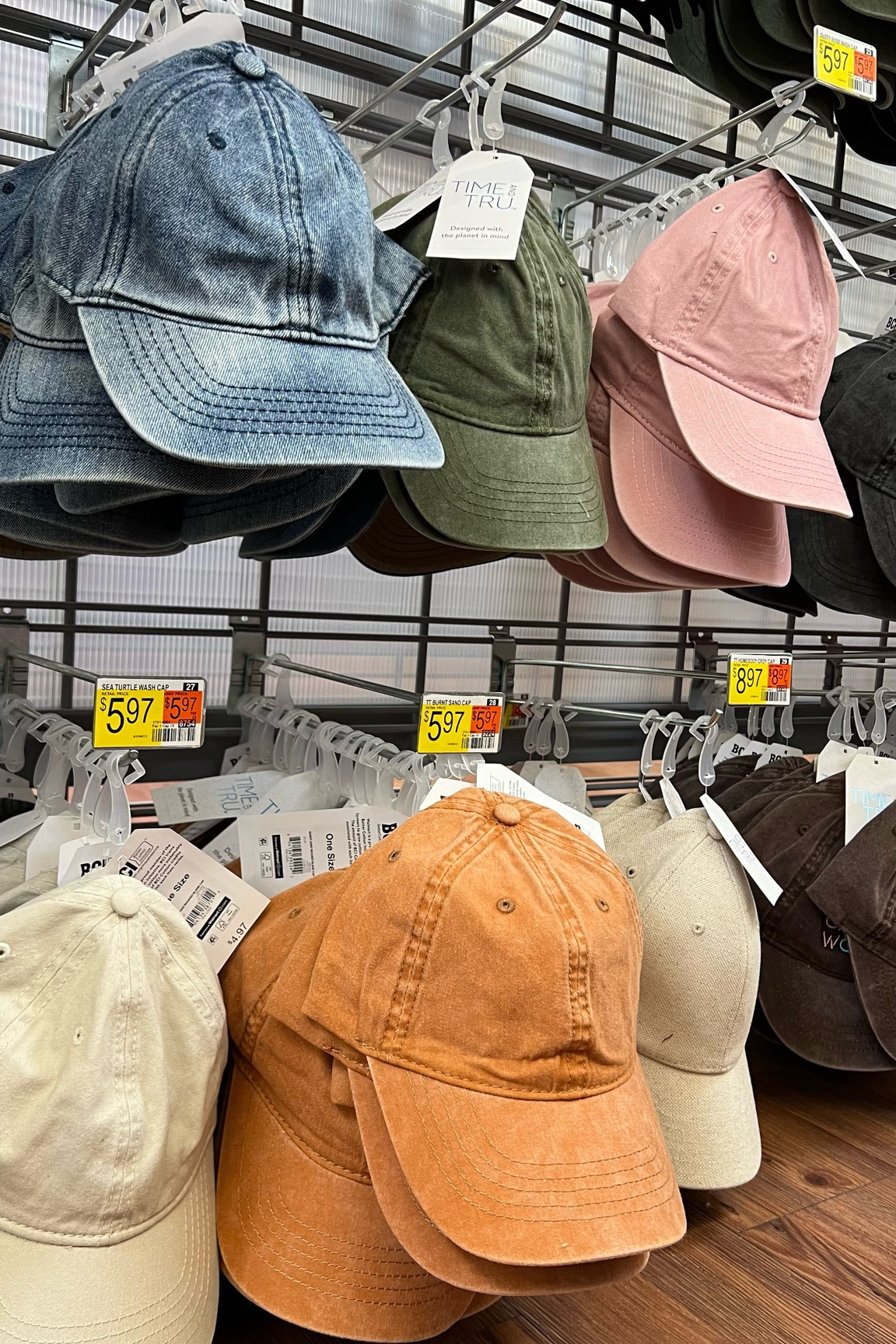 Adorable, and super affordable, Walmart find! Time and tru women’s washed denim baseball cap available in tons of colors blue pink khaki, green red under five dollars! These would be cute as is or personalized with monogram, stitching, spring, and summer fashion, outfits and finds

#LTKFind #LTKFestival #LTKSeasonal