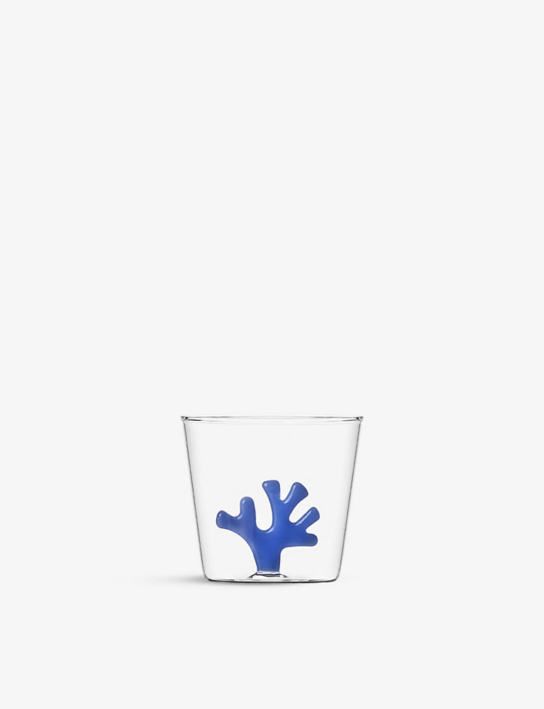 Coral handmade glass tumbler | Selfridges