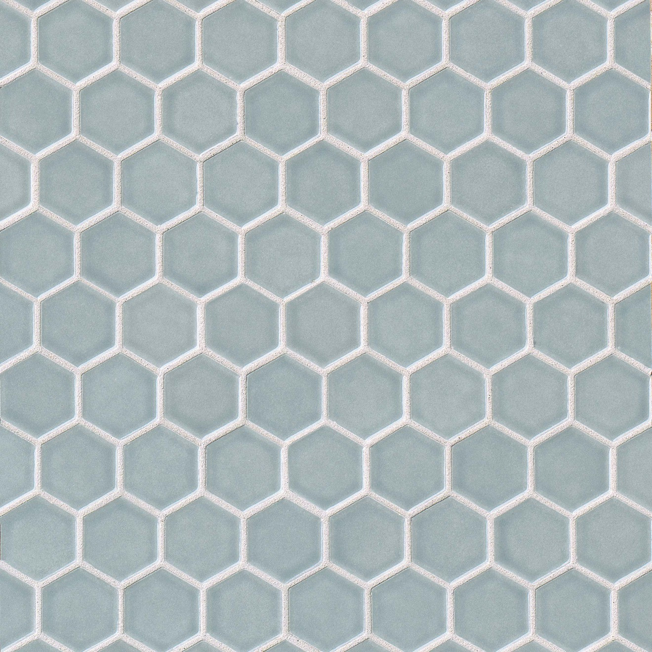 Provincetown 1-11/16" x 1-1/2" Floor & Wall Mosaic in Surfside Blue | Bedrosians Tile & Stone