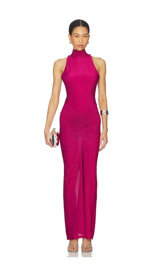 DELFI Roxana Dress in Ruby in Pink. - size XS | Revolve Clothing (Global)
