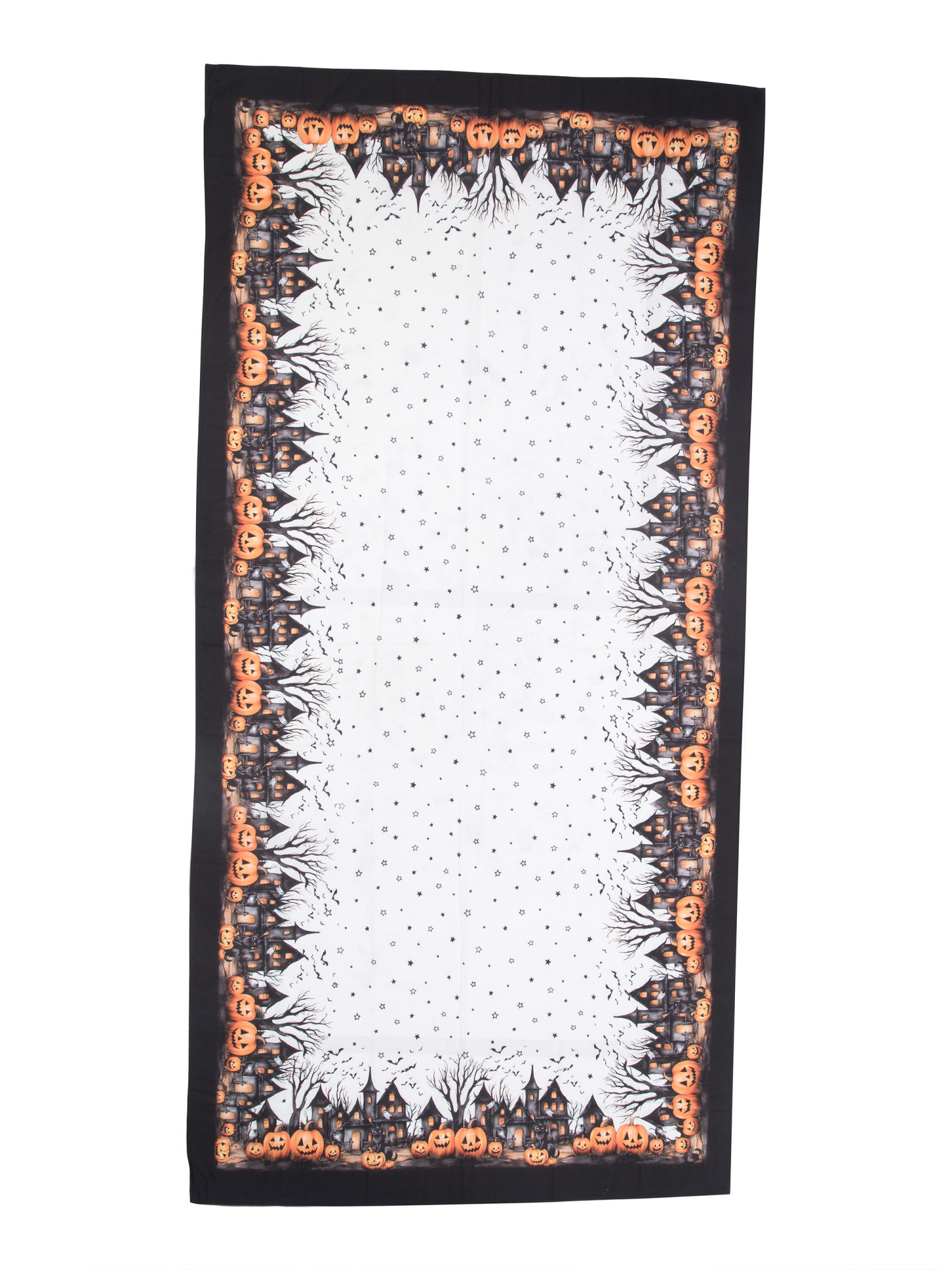 Haunted House With Bats Easy Care Tablecloth | TJ Maxx