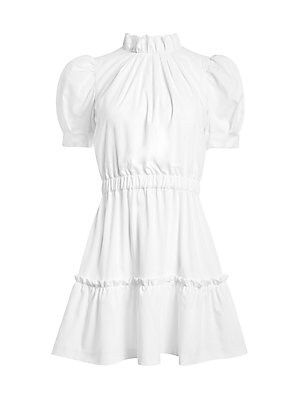 Vida Puff-Sleeve Mini Dress | Saks Fifth Avenue
