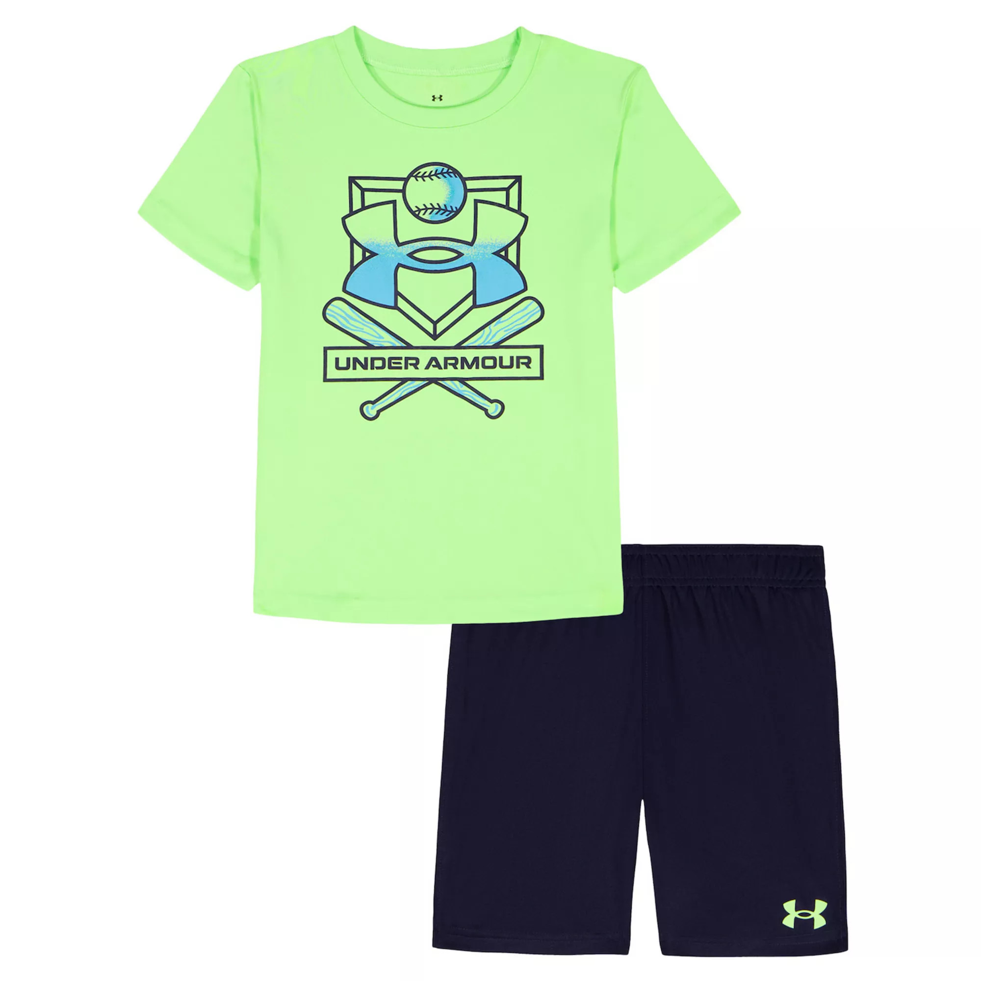 Baby & Toddler Under Armour UA Tech Baseball 2-Piece Short Sleeve Tee & Shorts Set | Kohl's