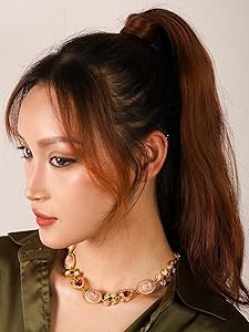 Medieval Victorian Statement Chunky Charm Necklace for Women, Byzantine Costume Jewelry for Women | Amazon (US)