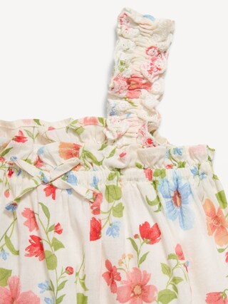 Printed Sleeveless Ruffled Top for Toddler Girls | Old Navy (US)