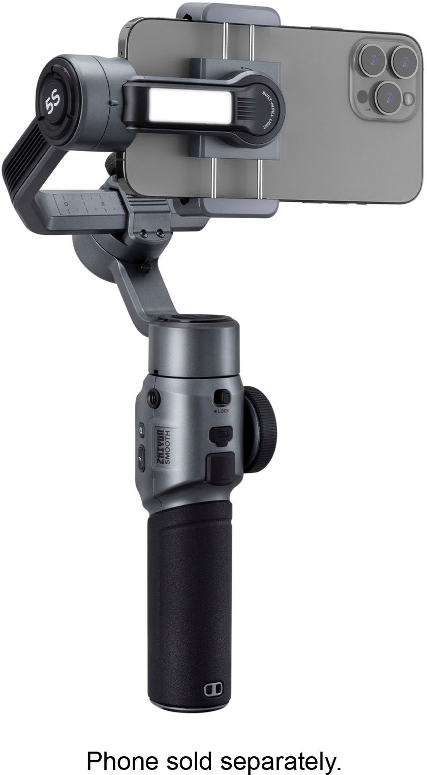 Zhiyun Smooth 5S 3-Axis Gimbal Stabilizer Standard for Smartphones with detachable tri-pod stand ... | Best Buy U.S.