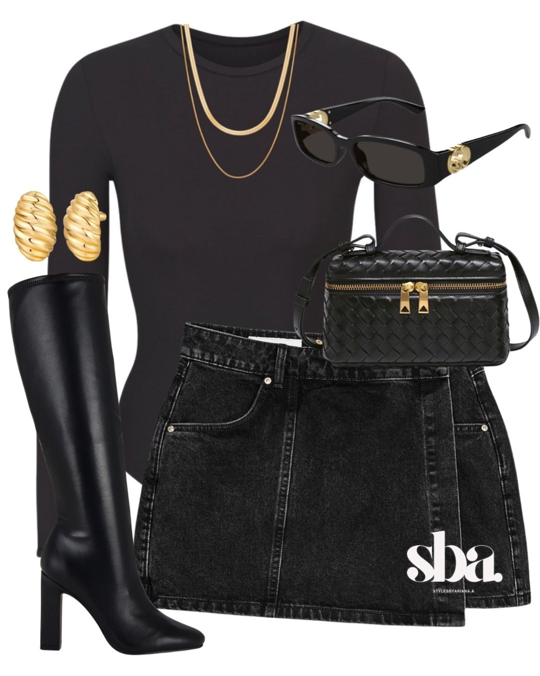 all black, gold accents, and a sharp finish—fall done right 🖤🍂

fall outfit, chic fall look, black mini skirt, over the knee boots, fall fashion trends, sleek fall style, fall night look, edgy fall vibe, gold accessories, fall 2025 style, black on black outfit, polished fall look, modern fall fashion, city girl fall, fall night out style, chic black outfit, trending fall looks, minimal fall outfit, stylish fall fashion, fall wardrobe inspiration, elegant fall outfit, fashion forward fall, must have fall outfit, timeless fall style, fall outfit inspo

#LTKSeasonal #LTKStyleTip