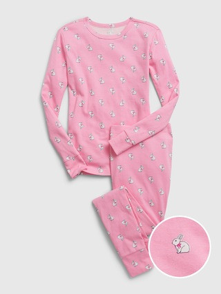 Kids 100% Organic Cotton Bunny PJ Set | Gap (US)