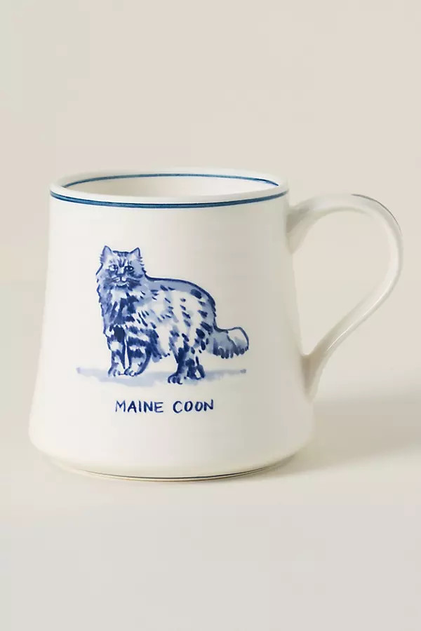 Molly Hatch Stoneware Cat Mugs | Anthropologie (US)