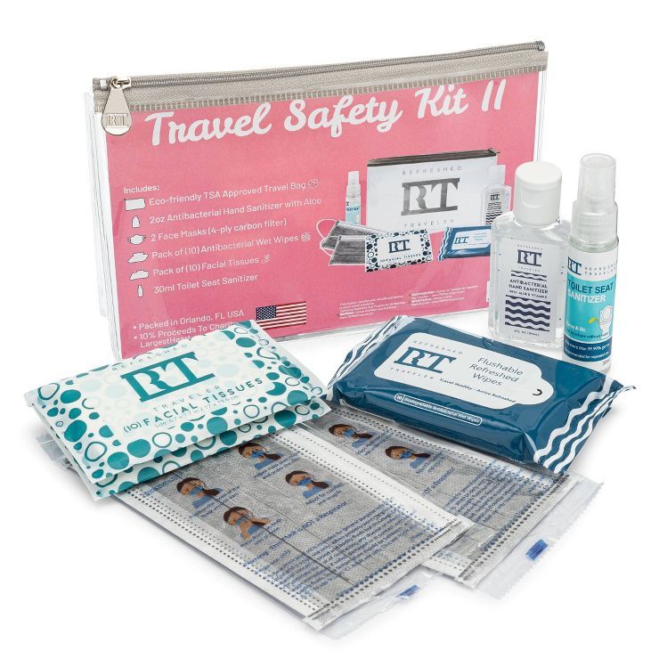 Refreshed Traveler Grab & Go Travel Safety Kit | Target