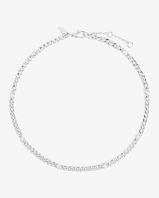 Single Bezel Chain Necklace | Express