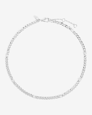 Single Bezel Chain Necklace | Express