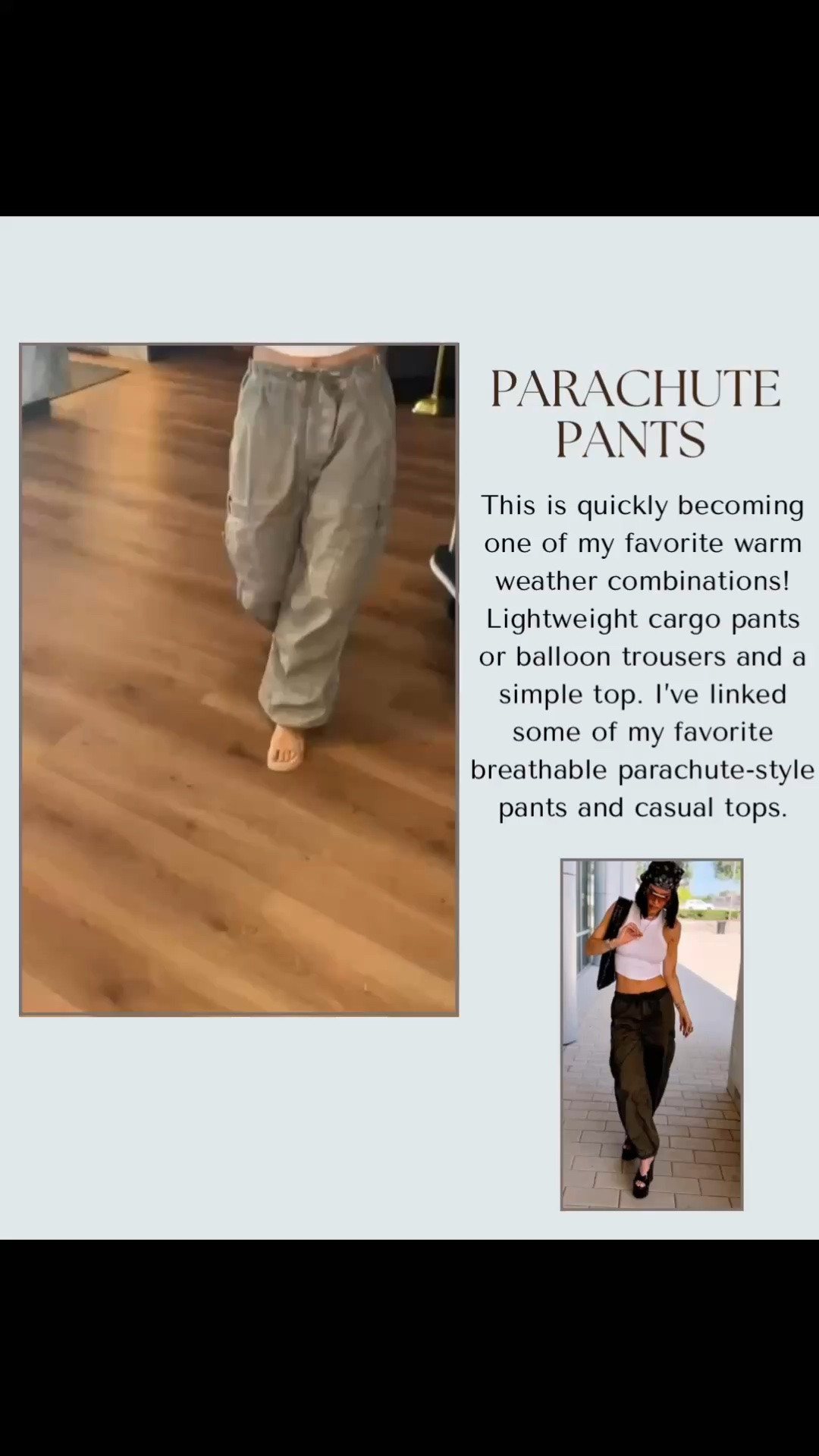 Trending top seller are these parachute and balloon style pants.

#LTKSeasonal #LTKOver40 #LTKstorytime