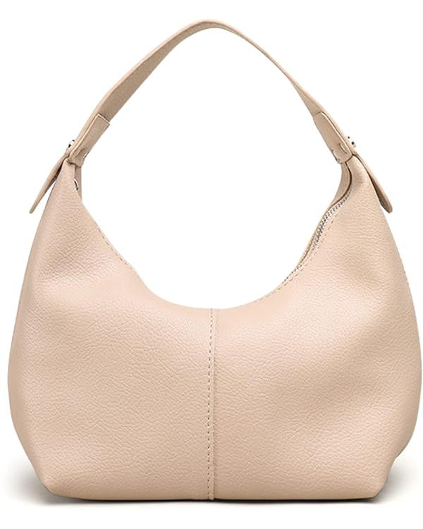 NIUEIMEE ZHOU Hobo Handbags for Women Retro Vegan Leather Clutch Purse Tote Shoulder Bags | Amazon (US)
