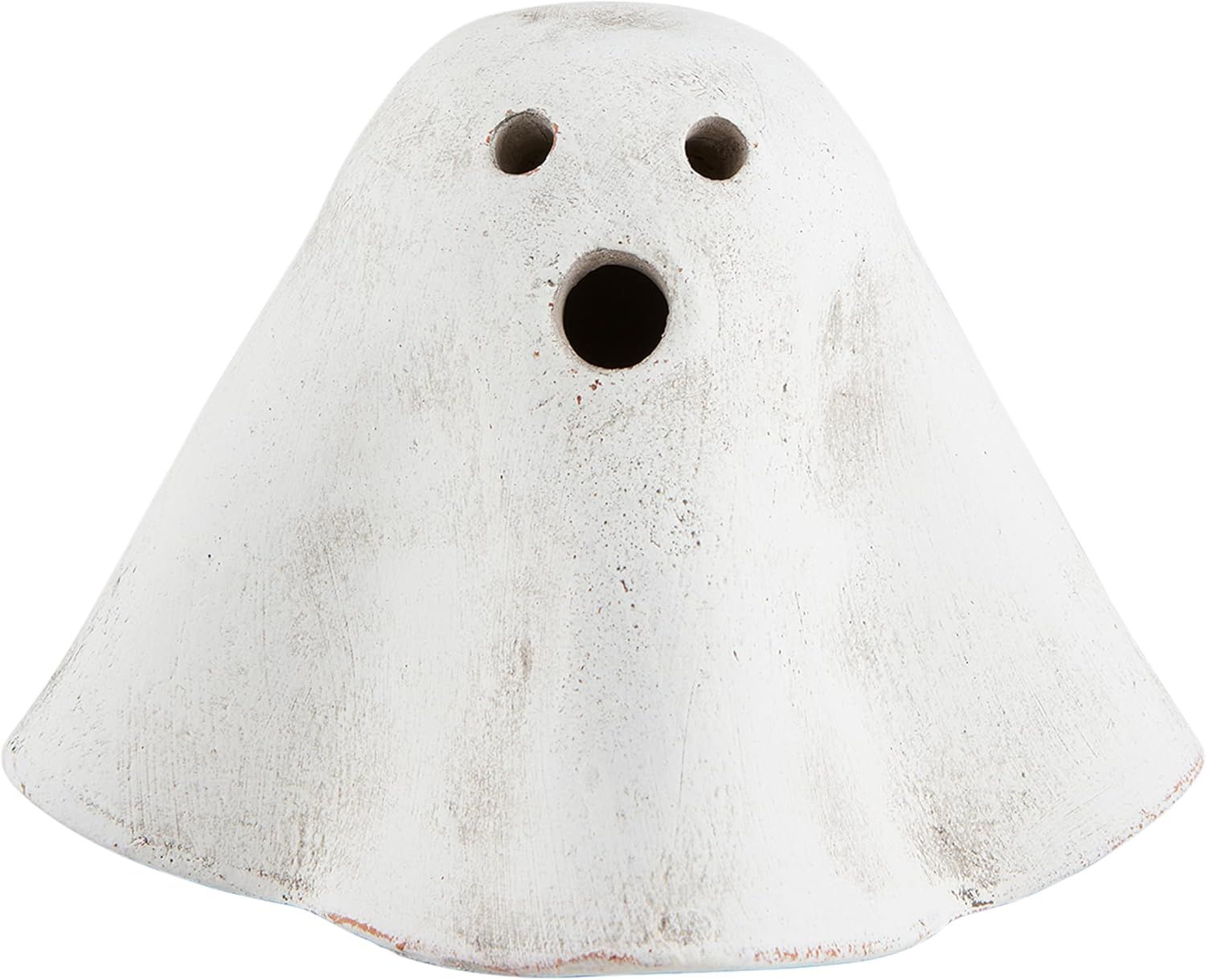 Mud Pie Terra Ghost Votive, Medium, 3 1/2" x 3 1/2" | Amazon (US)