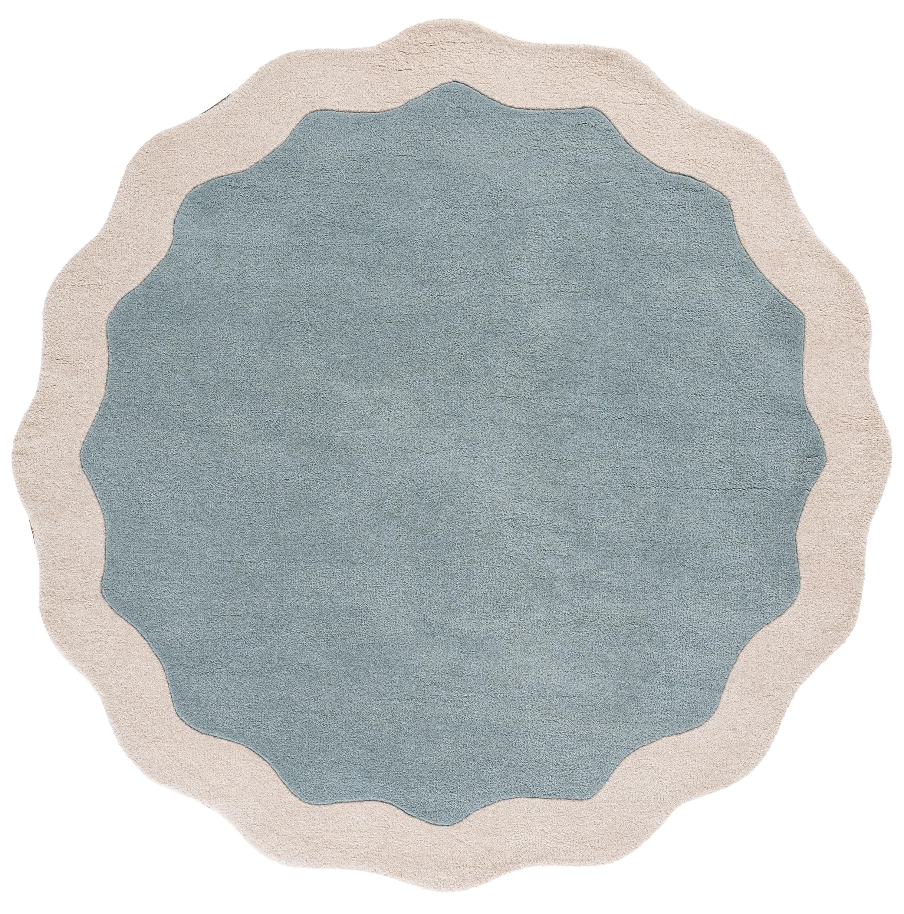 Metro 435 Hand Tufted Wool Pile Solid Color Rug | Birch Lane