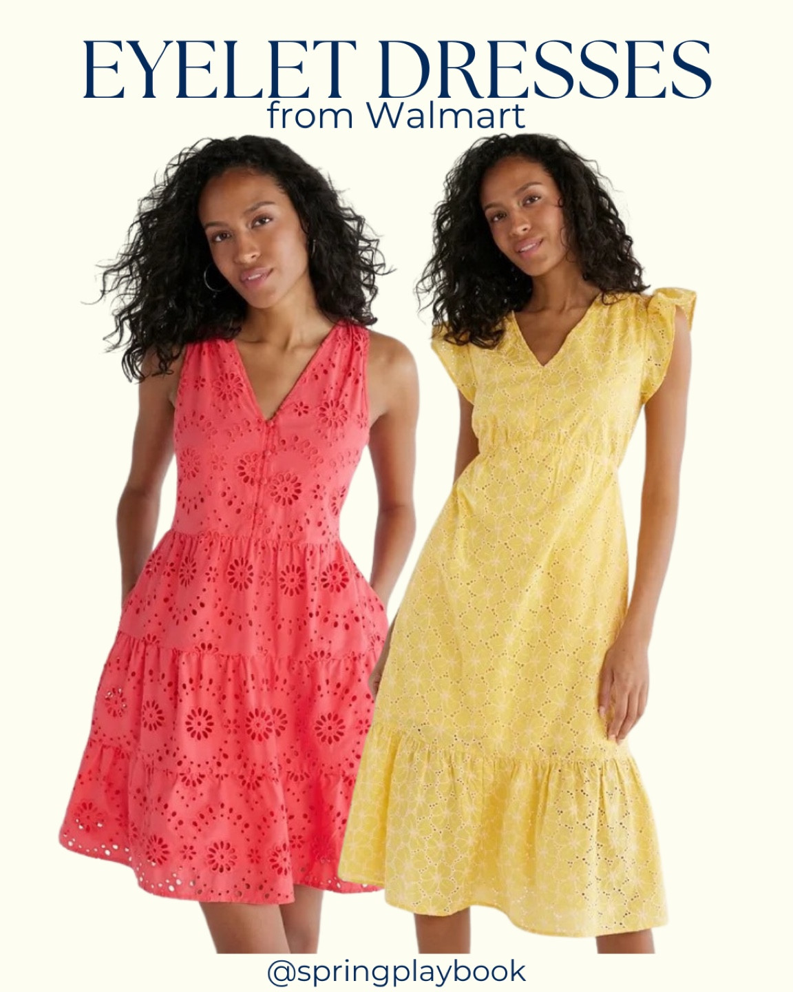New arrival! Eyelet dresses at Walmart!

#createdcolorful #createdcolorfulspring #hocspring #tcispring #pcaspring #lightspring #warmspring #truespring #brightspring #clearspring #paintboxspring #bluespring

#LTKfindsunder50 #LTKstyletip #LTKwedding