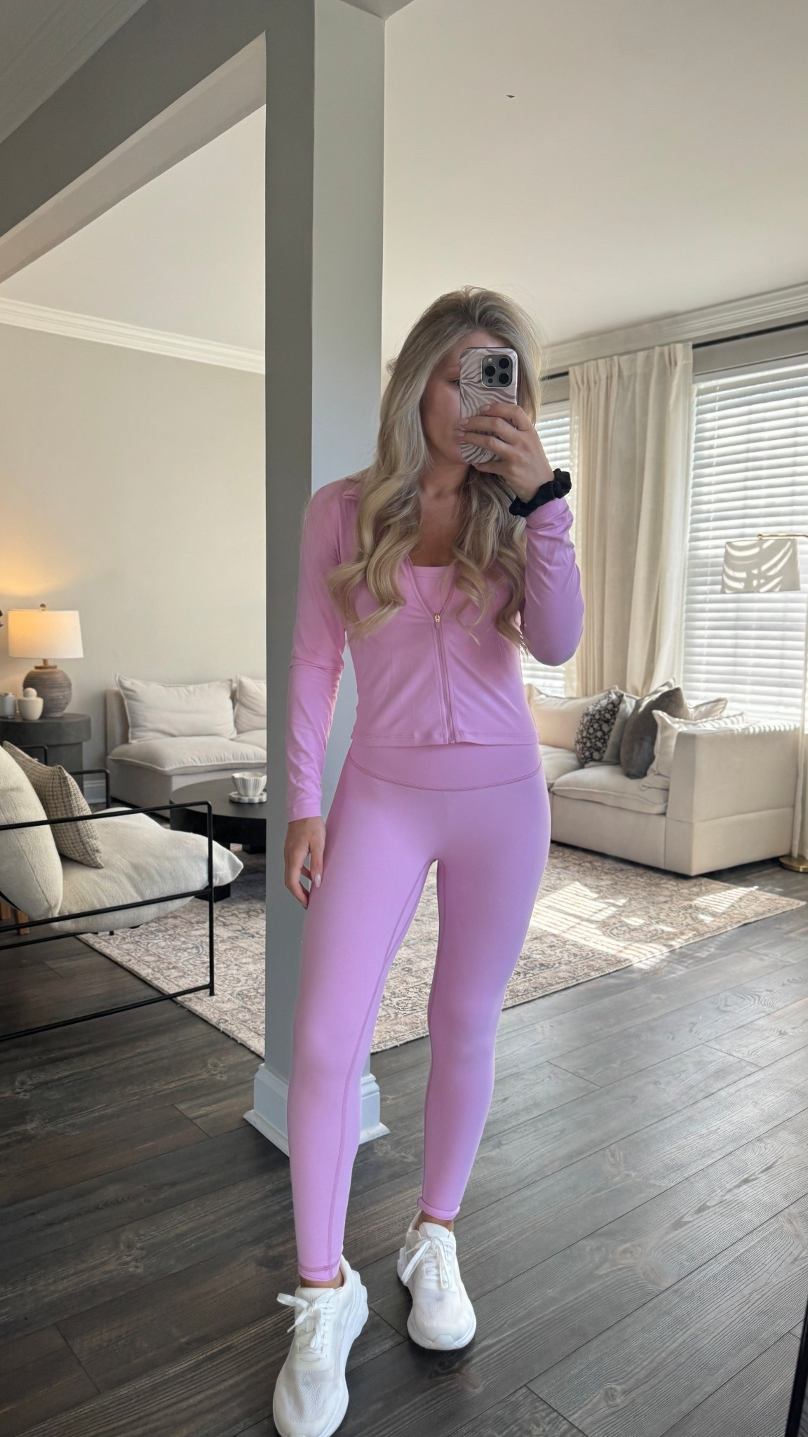 Walk outfit from this morning! This set from Aritzia is the softest thing ever and these Alo sneakers are seriously comfy I had forgotten all about them!!

#LTKspring #LTKSeasonal #LTKActive