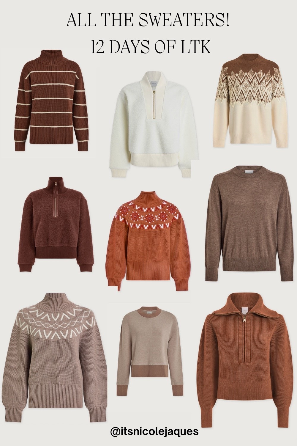 12 days of LTK. day 1: all my favorite sweaters from Varley, Quince and Target!

#LTKGiftGuide #LTKHoliday #LTKgrwm