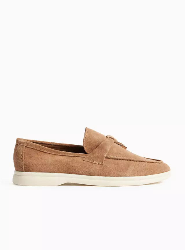 Buy Tan Suede Tassel Detail Loafers 3 | Shoes | Tu | Tu Clothing