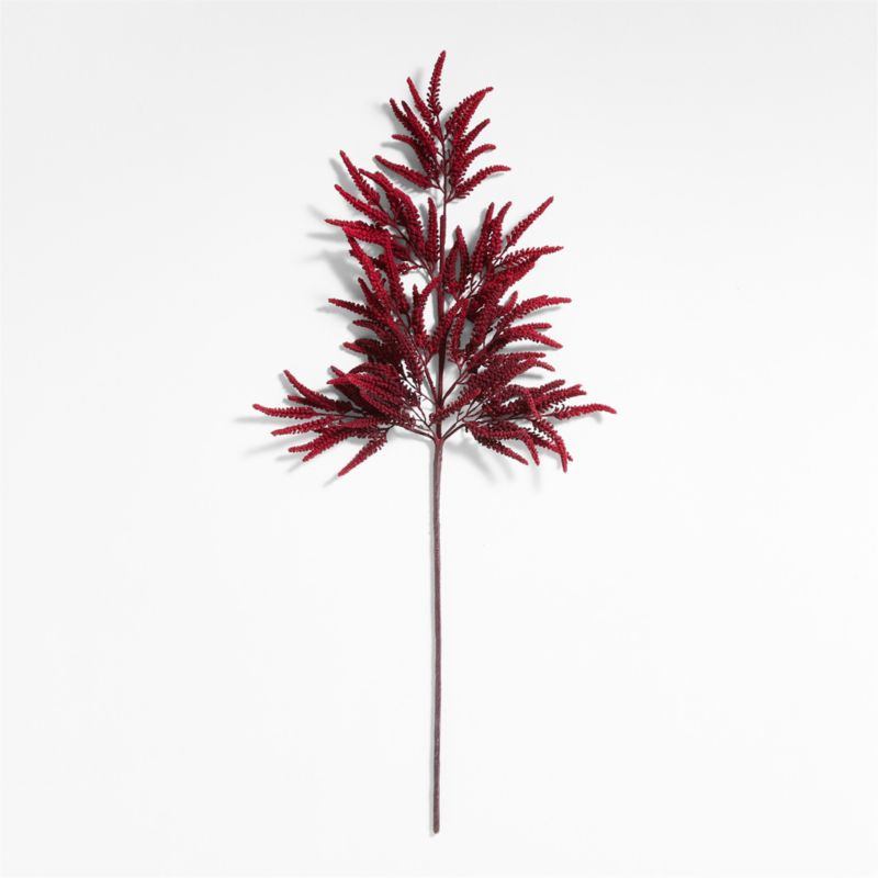 Red Amaranthus Holiday Stem 50" + Reviews | Crate & Barrel | Crate & Barrel