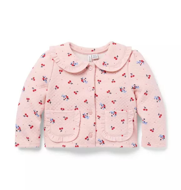 Baby Cherry Floral Quilted Cardigan | Janie and Jack
