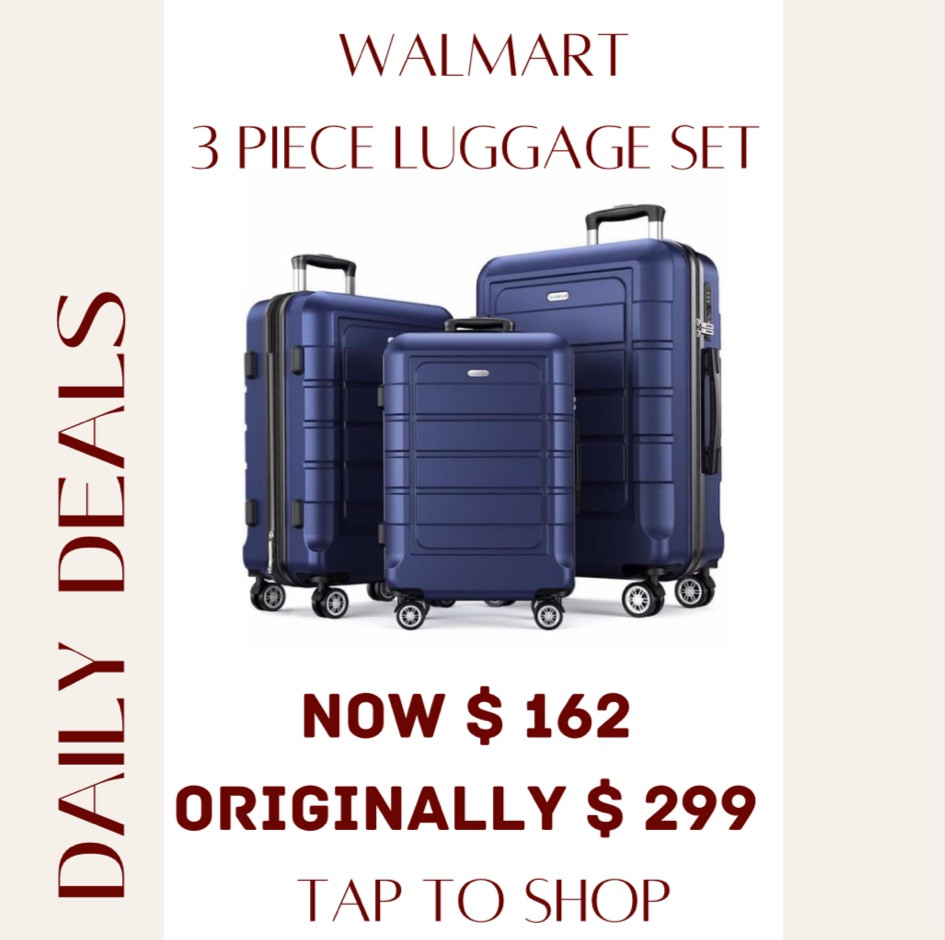 Travel suitcases, travel luggage, luggage, sabic platform, walmart 

#LTKtravel #LTKitbag #LTKsalealert