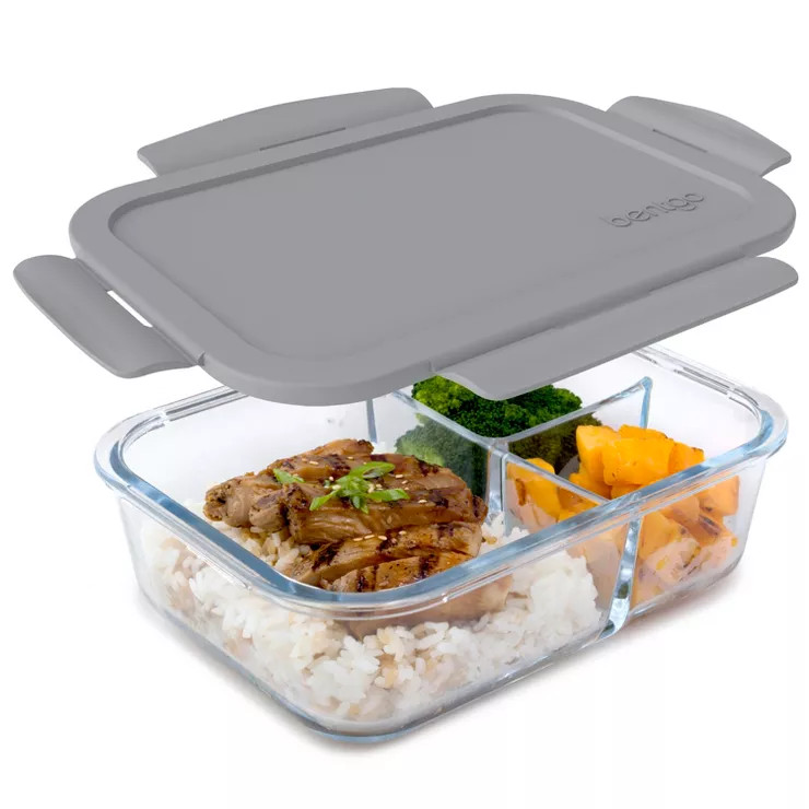 Bentgo 41oz Glass Leak-proof Lunch Box with Plastic Lid | Target