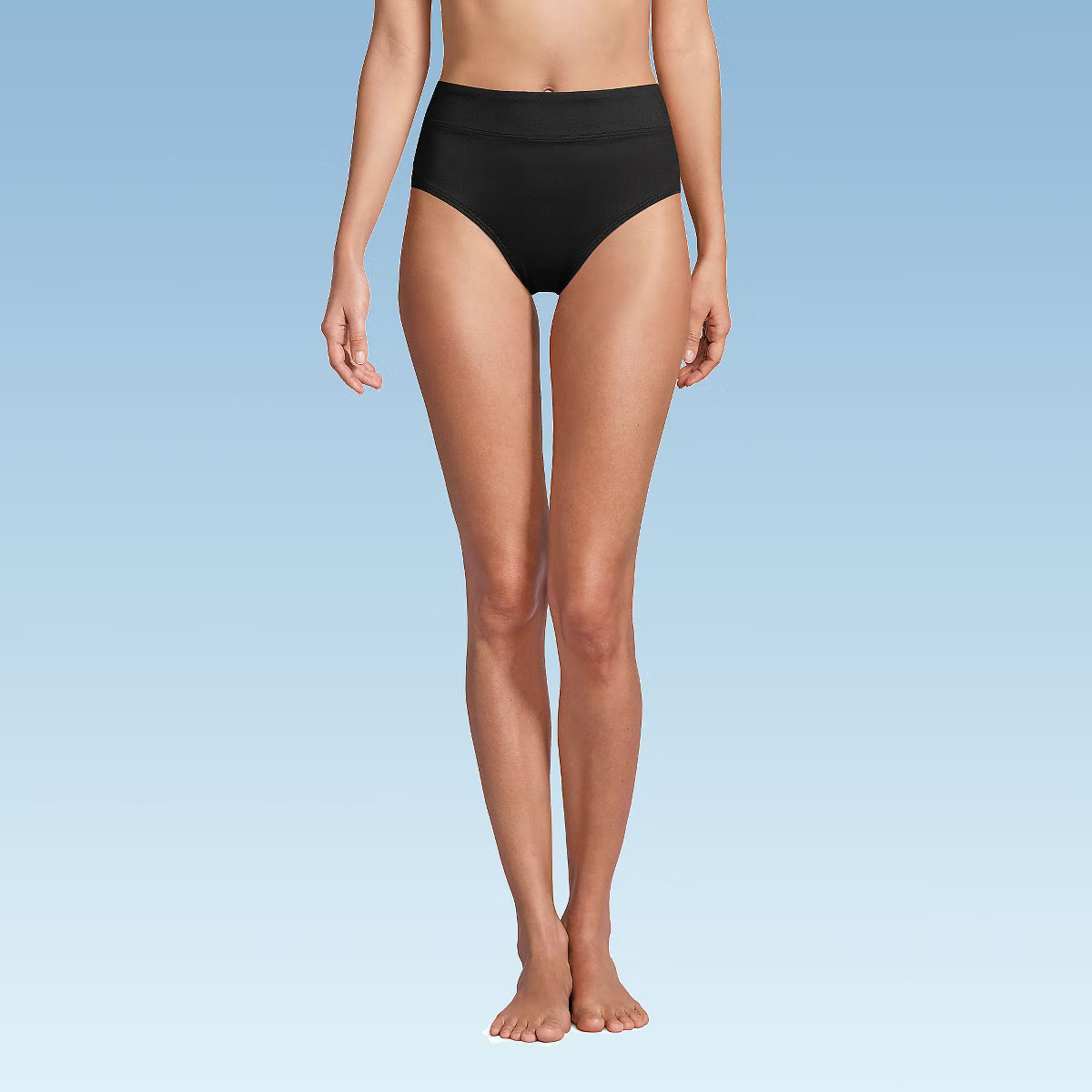 Lands' End Women's Tummy Control High Waisted Bikini Bottoms | Target